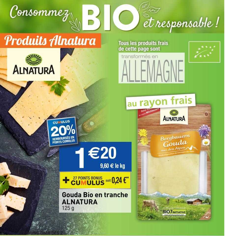Gouda Bio En Tranche Alnatura