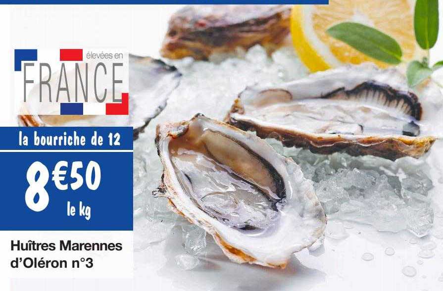 huîtres marennes d'oléron n°3