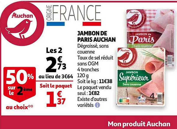 Jambon De Paris Auchan
