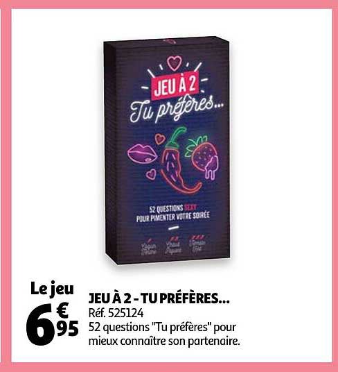 jeu à 2 - u préfères...