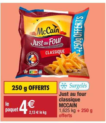just au four classique mccain