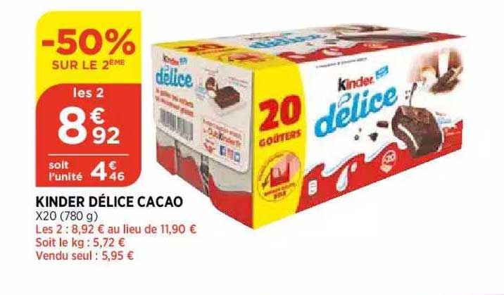 Kinder Délice Cacao