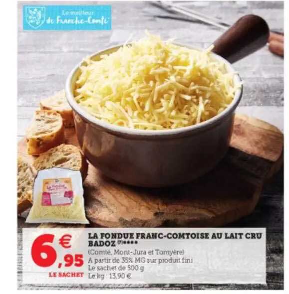 la fondue franc-comtoise au lait cru badoz