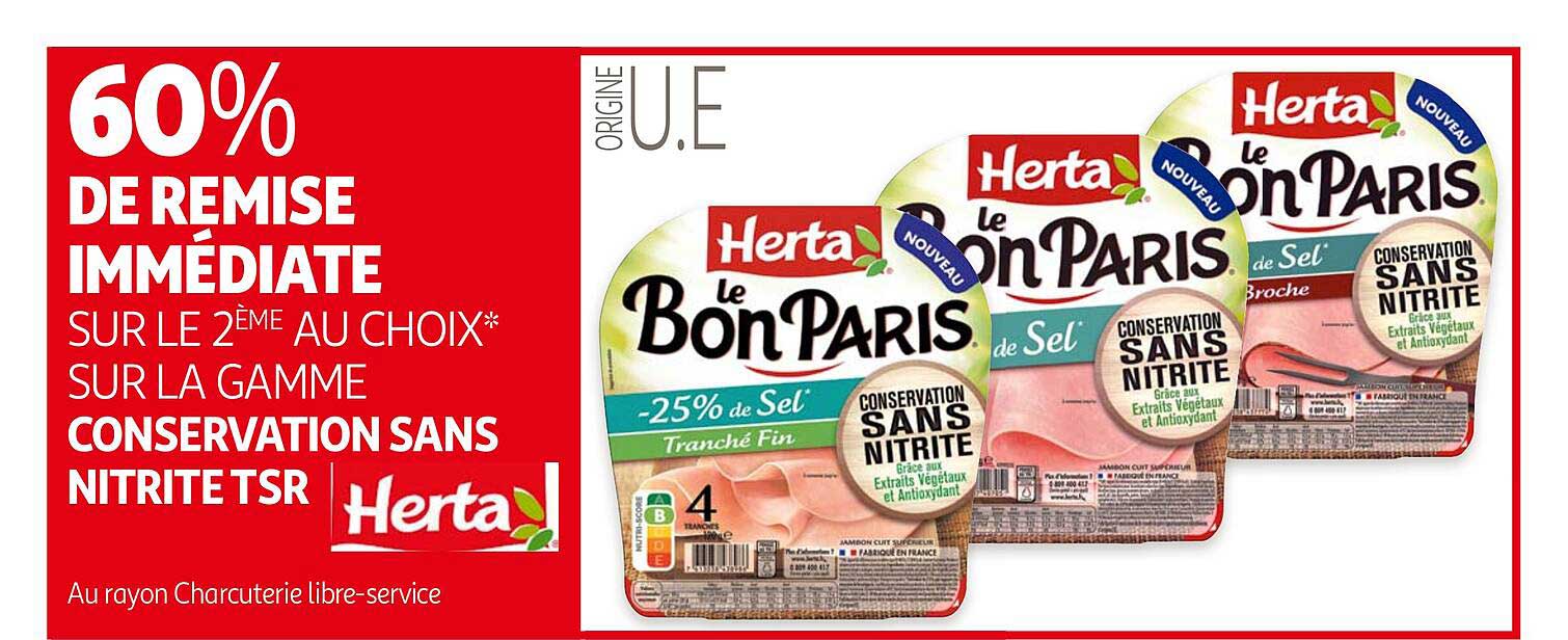 la gamme conservation sans nitrite tsr herta