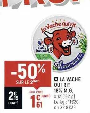 la vache qui rit 18% m.g.