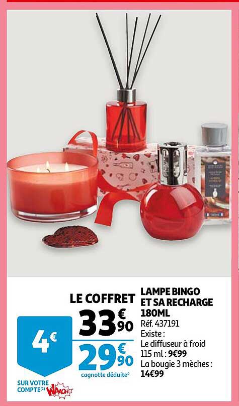 Lampe Bingo Et Sa Recharge 180ml