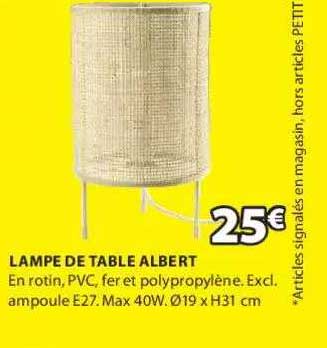 lampe de table albert