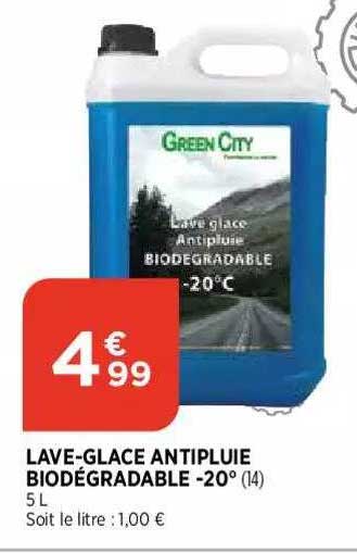 lave-glace antipluie biodégradable -20°