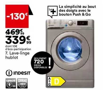 lave-linge hublot indesit