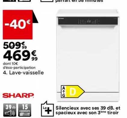 lave-vaisselle sharp