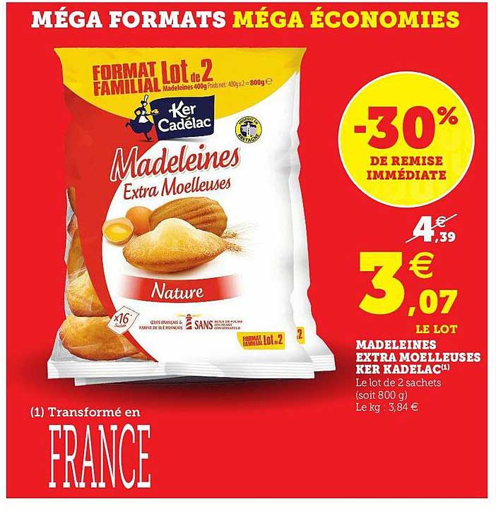 madeleines extra moelleuses ker kadelac