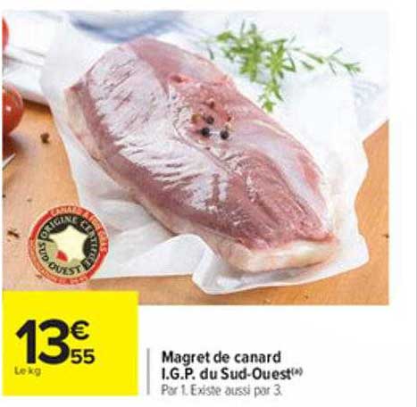 magret de canard i.g.p. du sud-ouest