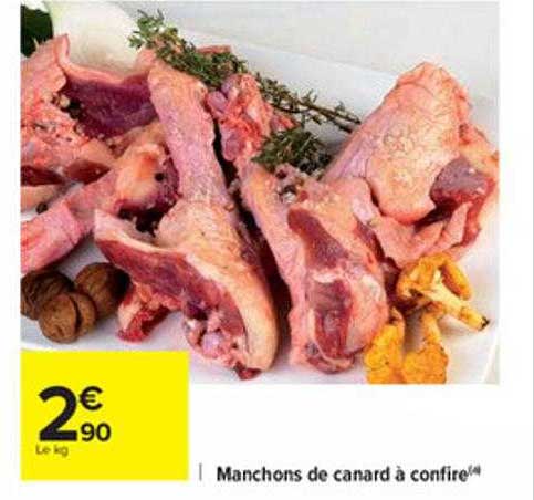 manchons de canard à confire