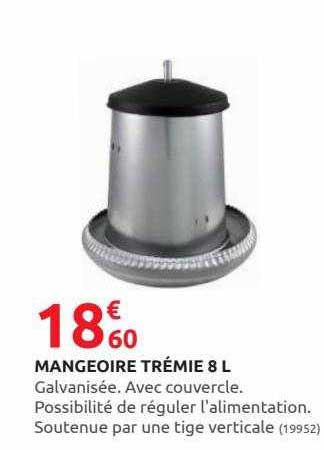 mangeoire trémie 8l