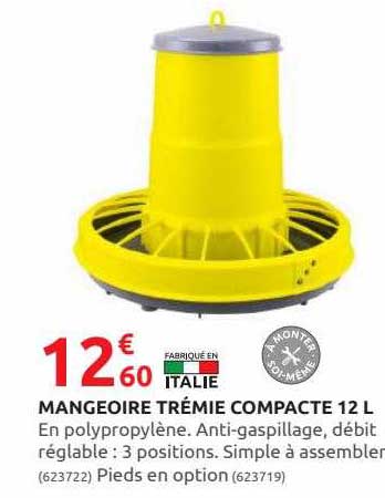 mangeoire trémie compacte 12 l