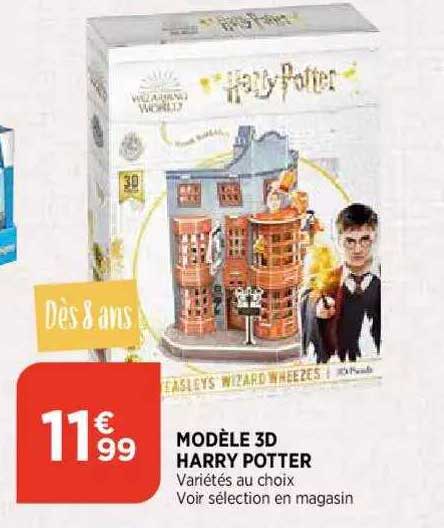 modèle 3d harry potter