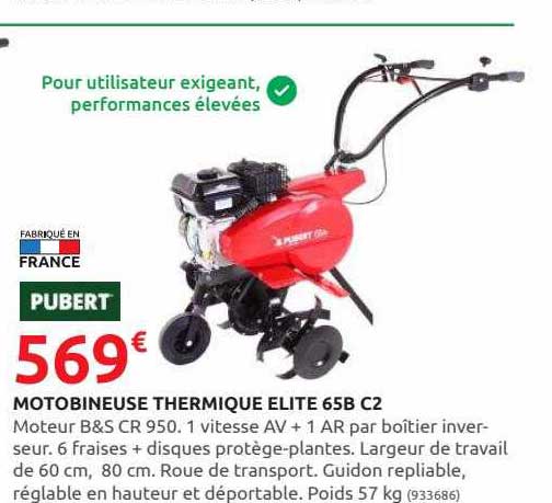 motobineuse thermique elite 65b c2 pubert