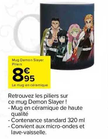 mug demon slayer piliers