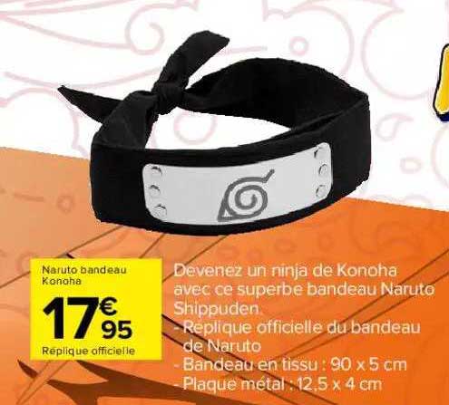 naruto bandeau konoha