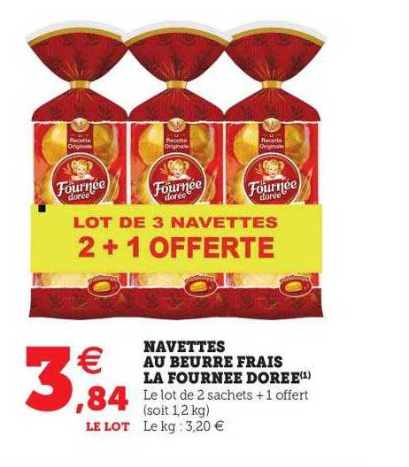 navettes au beurre frais la  fournée dorée