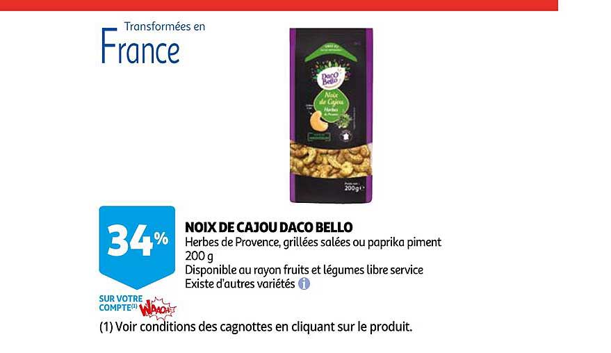 noix de cajou daco bello