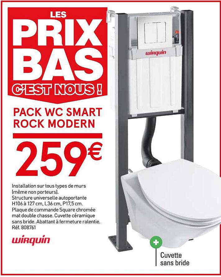 pack wc smart rock modern