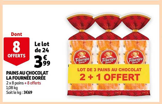 pains au chocolat la fournée dorée