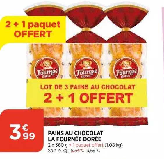 pains au chocolat la fournée dorée