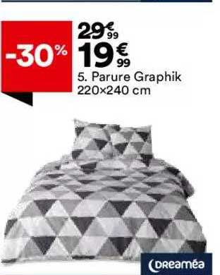Parure Graphik 220 X 240 Cm Dreaméa