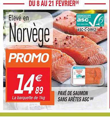 pavé de saumon sans arêtes asc