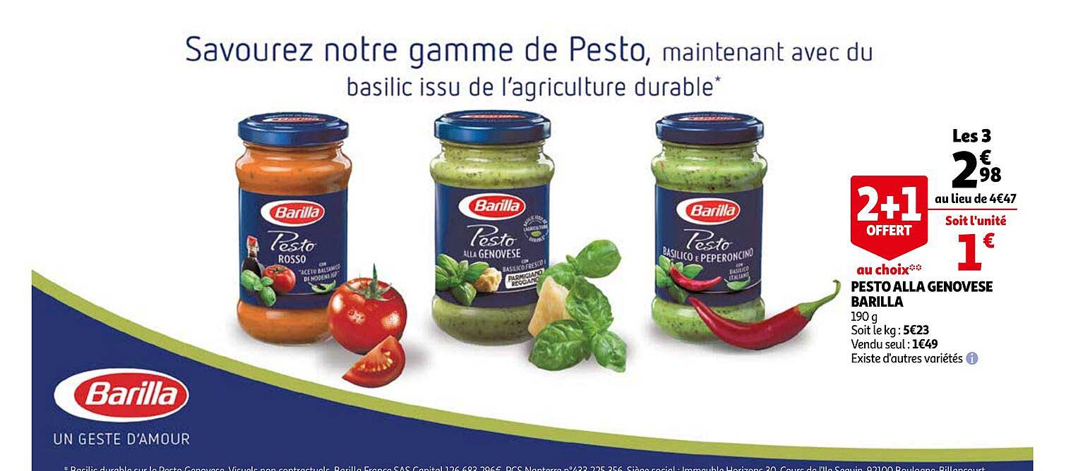 pesto alla genovèse barilla