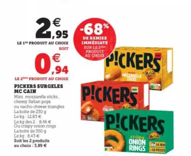 pickers surgelés mc cain