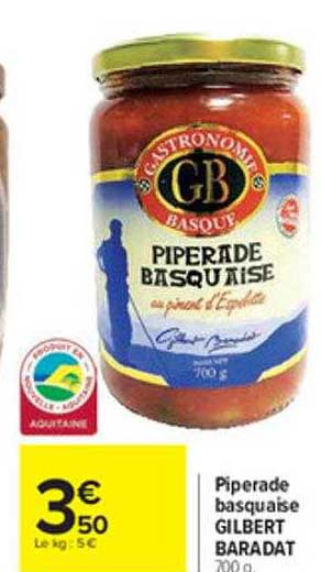 piperade basquaise gilbert baradat