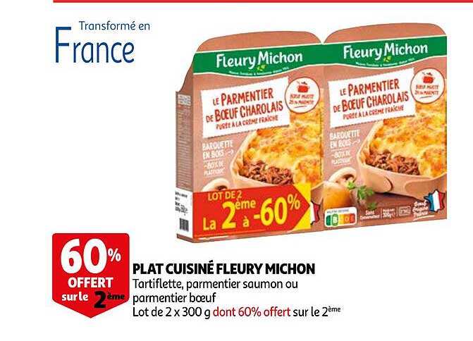 plat cuisiné fleury michon
