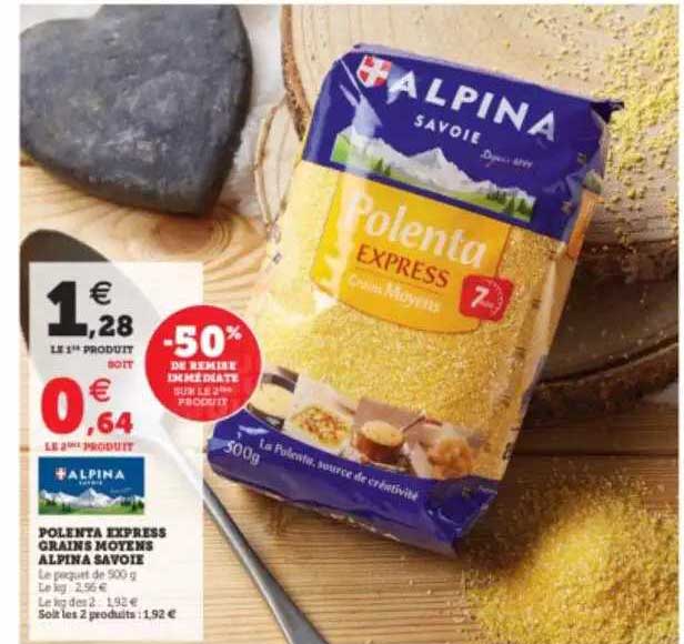 polenta express grains moyens alpina savoie