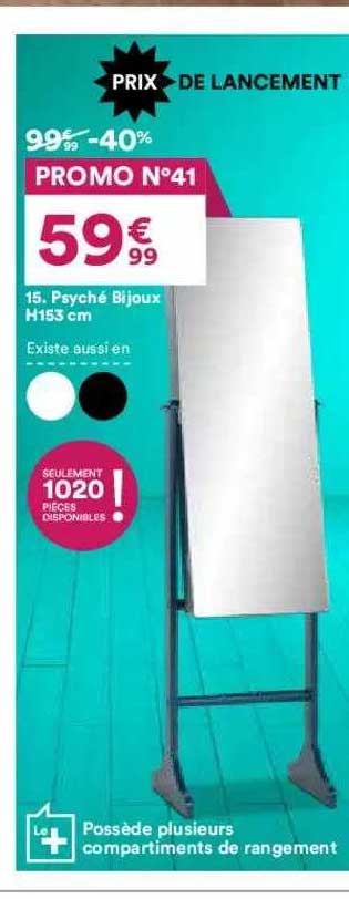 Psyché Bijoux H 153 Cm