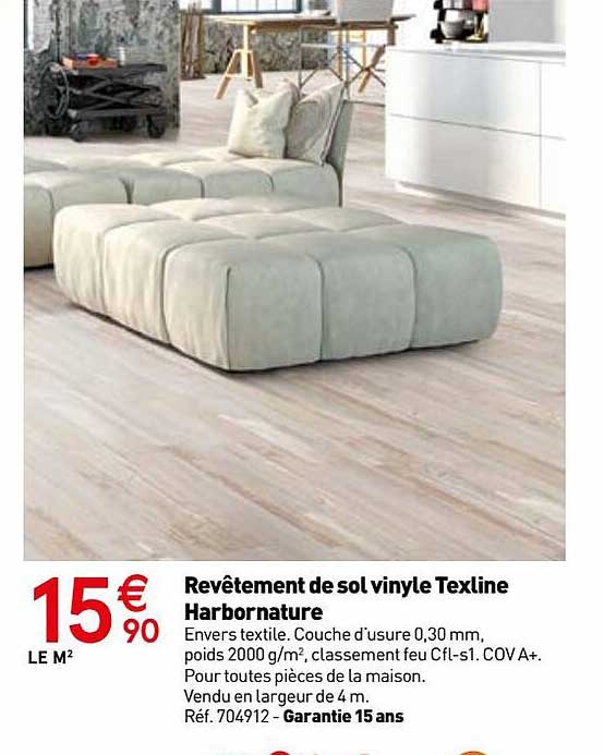revêtement de sol vinyle texline harbornature