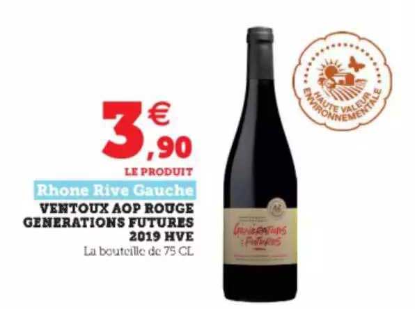 rhone rive gauche ventoux aop rouge générations futures 2019 hve