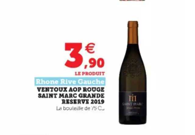 rhone rive gauche ventoux aop rouge saint marc grande reserve 2019