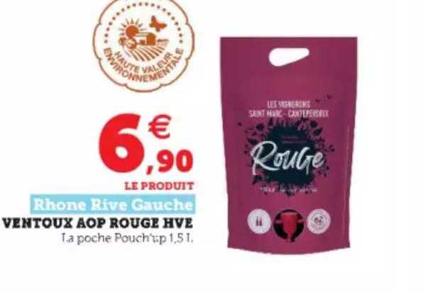 rhone rive gauche ventoux aop rougehve