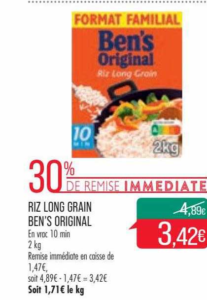 Riz Long Grain Ben's Original
