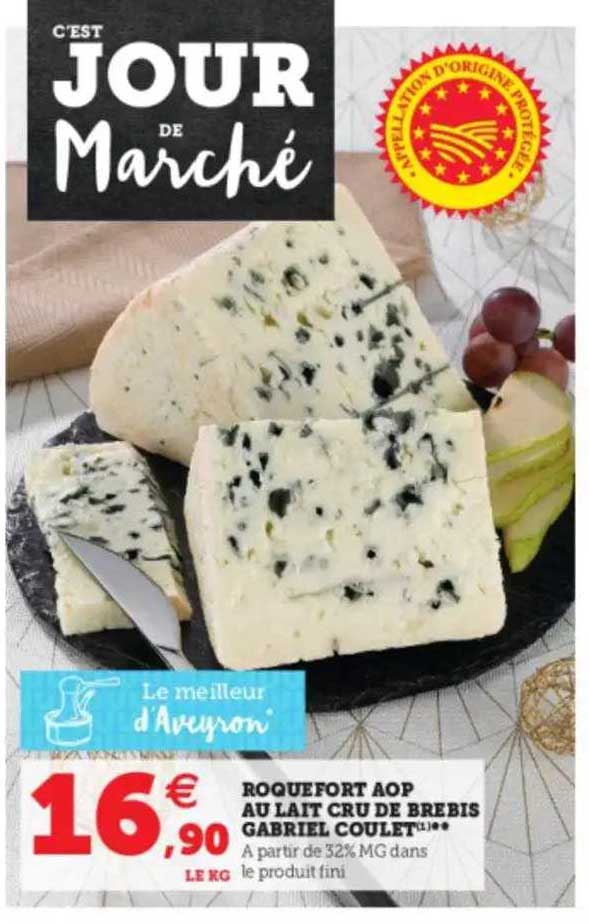 roquefort aop au lait cru de brebis gabriel coulet