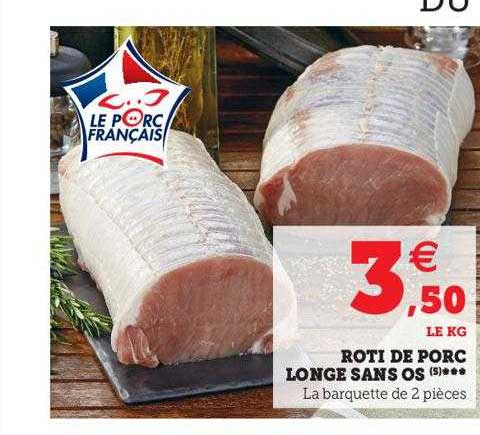 Rôti De Porc Longe Sans Os