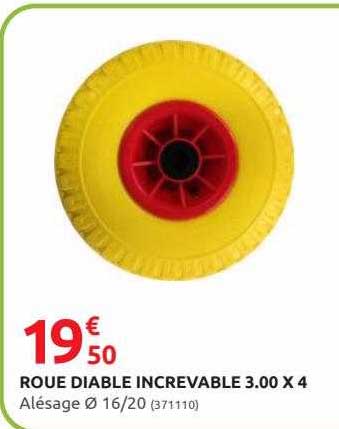 roue diable increvable 3.00 x 4