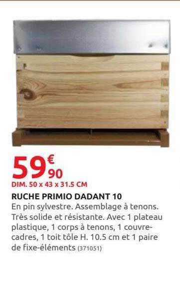 ruche primio dadant 10