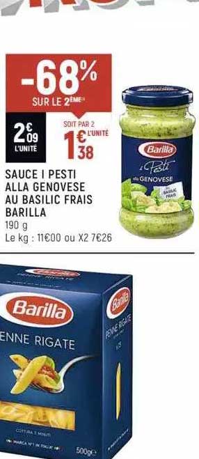 sauce i pesti alla genovèse au basilic frais barilla