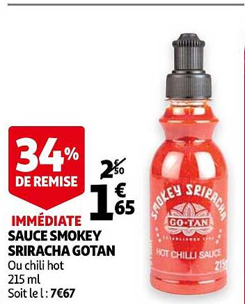 sauce smokey sriracha  gotan