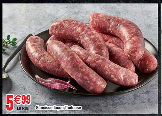 saucisse façon toulouse