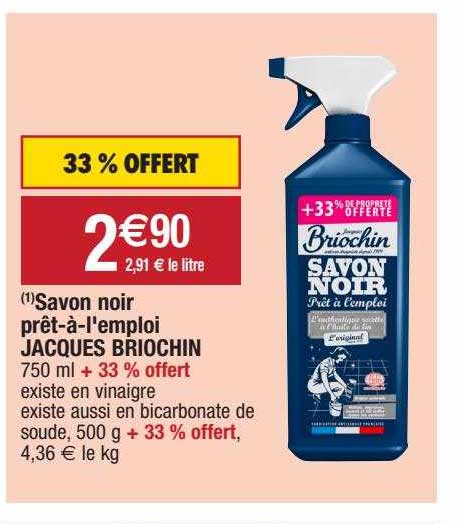 Savon Noir Prêt-à-l'emploi Jacques Briochin