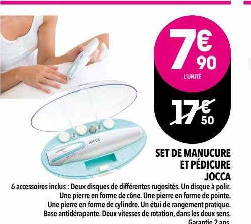 set de manucure et pédicure jocca